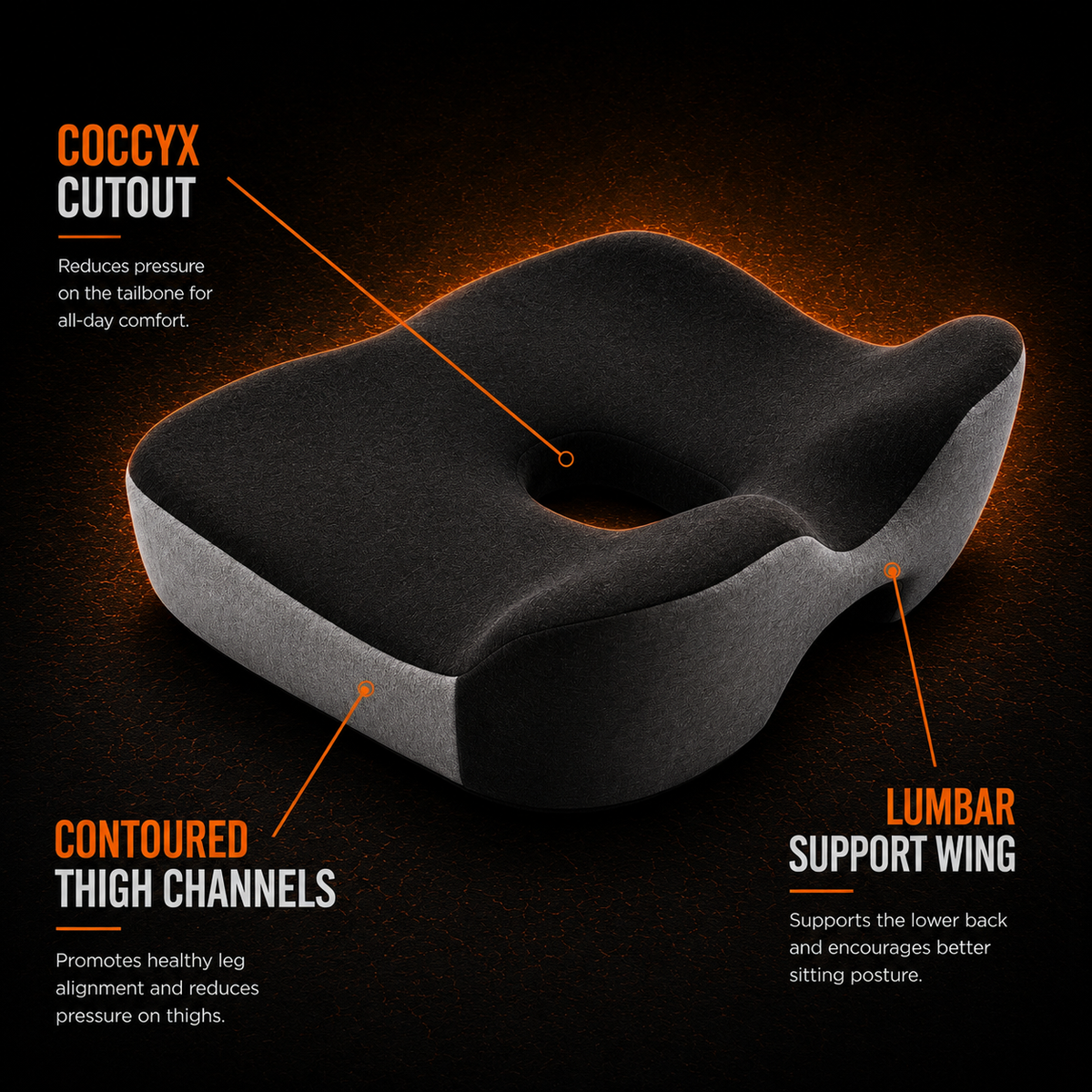 Ardora Contour Driver Seat Cushion