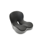 Ardora Contour cushion rotating slowly to show its contoured shape and tailbone cutout