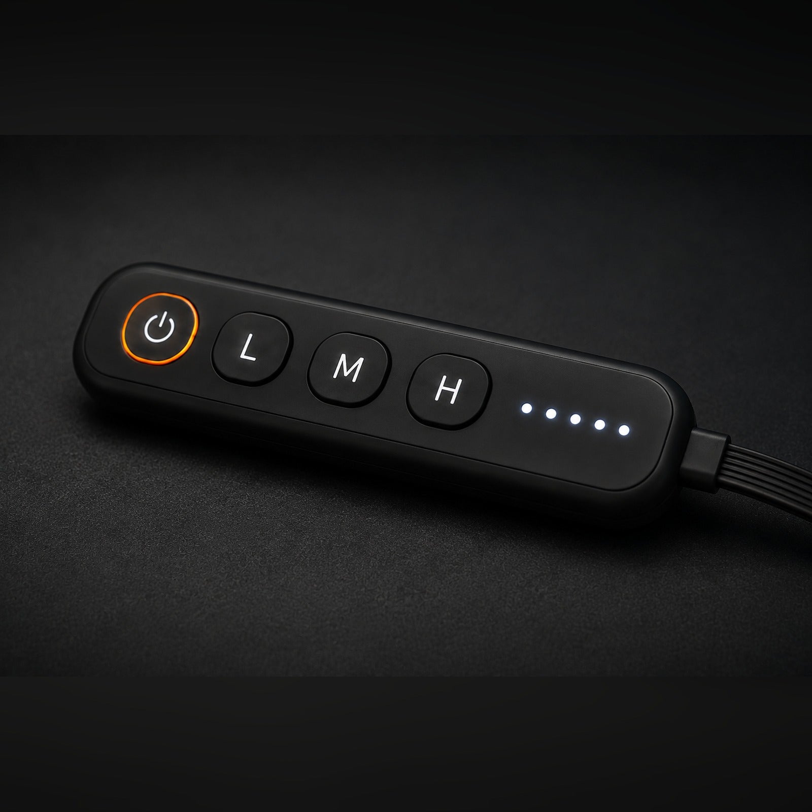 DriverCool control pod with power button and Low, Medium and High settings