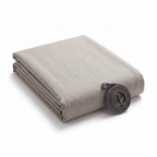 Ardora grounding sheet folded with snap connector cord on white background